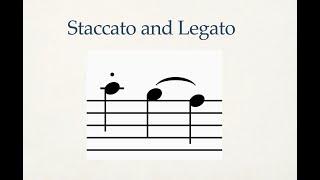 Staccato and Legato Explained - how to read and play these beautiful musical articulations