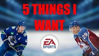 5 Things I WANT EA Sports to Add For NHL 25!