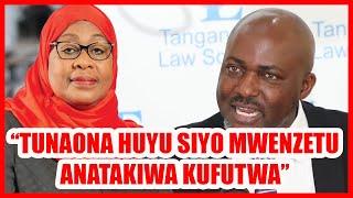 MWABUKUSI RAIS WA TLS ATUMA UJUMBE KWA RAIS SAMIA/NIHATARI TUKIANZA KUINGILIA MAHAKAMA