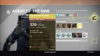 Destiny: Xur Location 10/17/14 + Items Sold