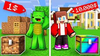Mikey and JJ Opened all ORE Chest in Minecraft (Maizen)