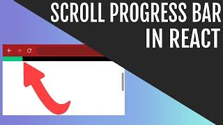 How To Create A Scroll Indicator Progress Bar In React Hooks