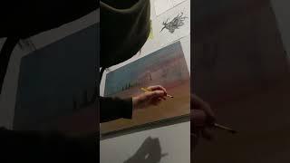 SweaterOhio is live!  Art  oil painting live