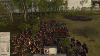 Total War Attila Топ пехота Старшие Геркулианы vs Знатные Свебские Мечники