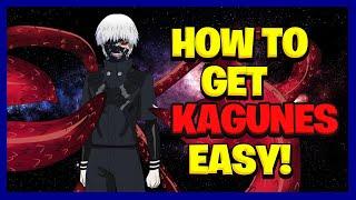 How to get or find Kagunes in Anime Fighting Simulator EASY!