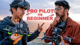 Beginner vs Pro FPV Drone Pilot || Who Captures Better Cinematic FPV Footage?