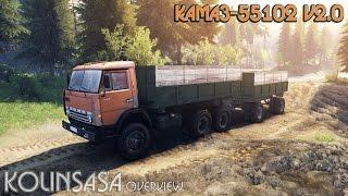 Spintires 2014 - КамАЗ-55102 v2.0