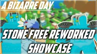 Stone Free Reworked Showcase! A Bizarre Day | ABD Reworked Stone Free | Roblox