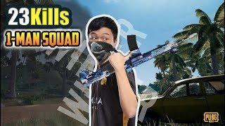 PUBG MOBILE: RRQ.Senior 1-Man Squad l 23kills l SANHOK