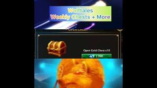 2 Weeks of Weekly Chests / 10x Gold Chests + More | Wolf Tales