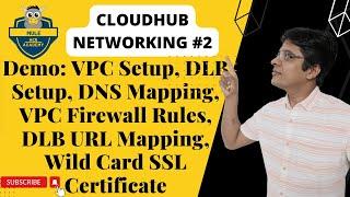 #2: CloudHub Networking | VPC Setup | DLB Setup | URL Mapping | DNS CNAME Mapping | Firewall Rules