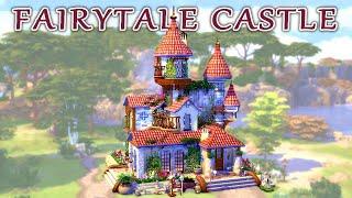 Fairytale Castle | sunnysimsie Collab | Exterior | Sims 4 Speed Build | No CC