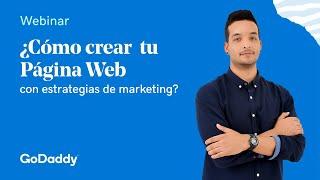 ¿Cómo crear una página web en GoDaddy? ▶ Webinar  