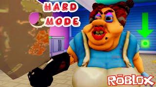 ESCAPE EVIL LUNCH LADY!! OBBY HARD MODE!! (HARD)