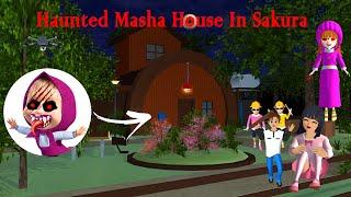 There's A Horor Secret House Masha Ghost in Schoolyard, Yuta Mio Run ‼️ SAKURA SCHOOL SIMULATOR