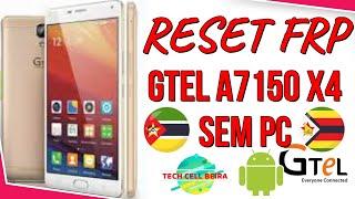 GTEL A7150 X4 bypass frp conta google Zimbabwe phone( remover conta google sem pc)