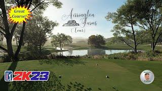 PGA Tour 2K23 - Airrington Farms (Tour) - Course Showcase with Flyover