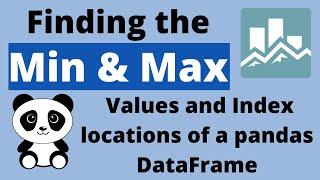 Find the Min and Max Values for Rows and Columns - Pandas