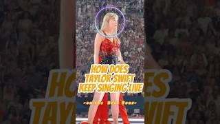 How Does Taylor Swift Keep Singing Live on Tour?#taylorswift #celebrity