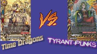 TIME DRAGONS VS TYRANT-PUNKS Buddyfight Match - TCG Buzz