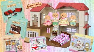 Обставляем Большой Домик Sylvanian Families Много Наборов Сильваниан! Распаковка