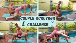 COUPLE ACROYOGA CHALLENGE/we try some poses(with fails)