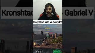Kronshtadt With X4 Gabriel V - Modern Warships  #gaming #ibragod