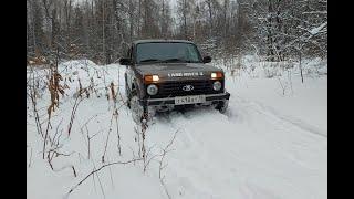 Тестирую обновку на Ниве, зимняя резина Viatti Bosco nordico по снежной целине, мои впечатления!