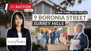 Live Auction @ 9 Boronia Street, Surrey Hills