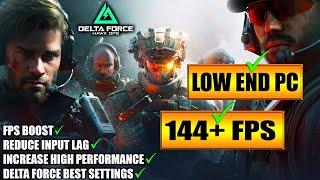 LAG FIX : Delta Force Hawk Ops on Low end pc | Delta Force Hawk Ops FPS Boost Guide 2024