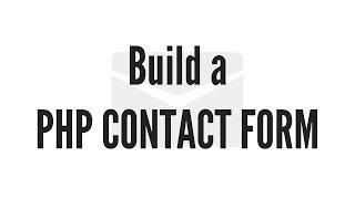 Build A PHP Contact Form