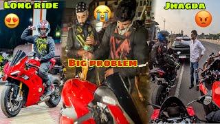 Ducati V4s ki Pehli Long Ride  or Road par tagdi ladai ho gayi  or phir ek badi Problem 