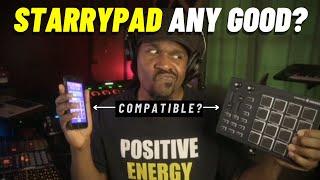 StarryPad by Donner Midi Pad Beat Maker Controlled my iPhone