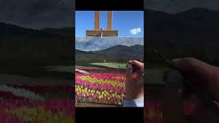 Painting during the Skagit Valley Tulip Festival! 
