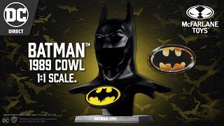 NEW DC Direct™ Batman™ (1989) Cowl 1:1 Scale Replica | Action Figure Showcase