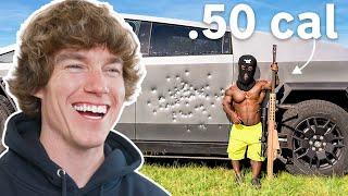 Bulletproof Test On My Cybertruck!