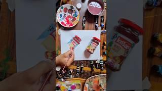 Realistic drawing/Realistic acrylic painting//@ARTBOX-cq7qs /#art #artbox #youtubeshorts