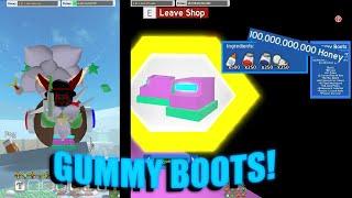 I BOUGHT THE GUMMY BOOTS! *OP* BEESMAS! | Bee Swarm Simulator |