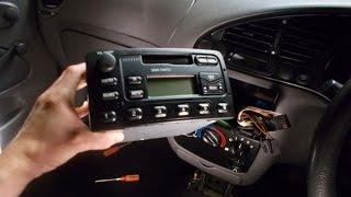 Ford Fiesta Stereo Removal