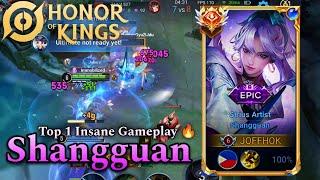 Ultimate Shangguan Gameplay In Honor Of Kings - Master The Top Global Build!