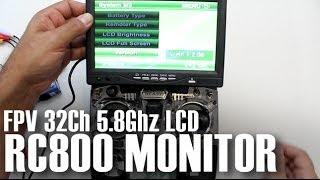 FoxtechFPV RC800 LCD Monitor DVR with Built in 32Ch 5.8Ghz Review - Part 1