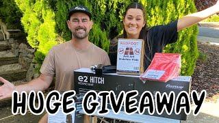 HUGE GIVEAWAY with CARAVAN RV CAMPING & TITAN RV!