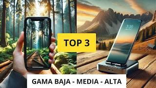 TOP 3 Mejores Móviles Gama Baja, Media y Alta (2024)