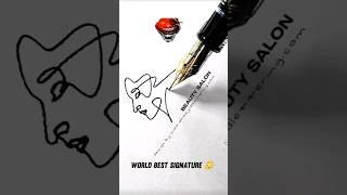 world best signature  #signature #trollface #edit #shorts #calligraphy