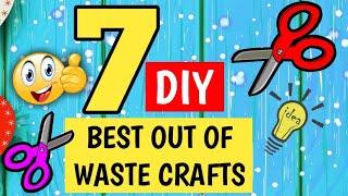 7 Amazing waste material craft idea | best out of waste | Diy art and craft | cool craft idea | DIY