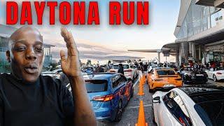 DAYTONA SUPERCAR BREAKFAST RUN WITH AUDI R8 | POLICE ESCORT