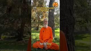 Three Tips of Deep Meditation ‍️  #Meditation #anandamarga #yoga #shortvideo