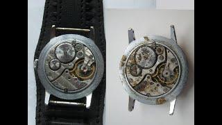 RESTORATION 1955 USSR men's watch Pobeda / Восстановление часы СССР Победа 1955