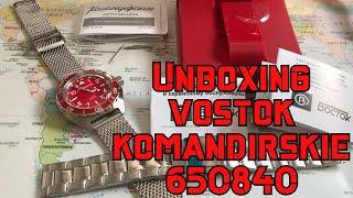 Unboxing Vostok Komandirskie 650840 y brazalete mesh de meranom. Primeras impresiones y experiencia