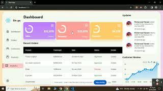 Build an Advanced Admin Dashboard with Data Visualization React js #javascript  #reactjs